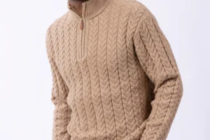 montique-sw-103-mens-beige-quarter-zip-cable-knit-sweater-b