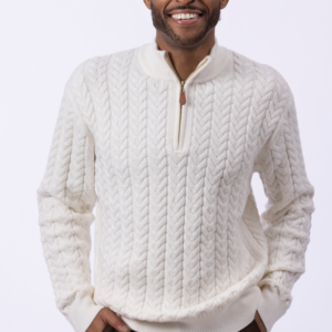 montique-sw-103-mens-ivory-quarter-zip-cable-knit-sweater