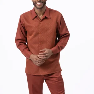 montique-2582-walking-suits-cognac-long-sleeves-solid-tone-on-tone-mens-leisure-suits