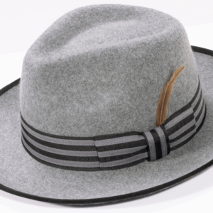 montique-h-102-grey-fedora-matching-hat-2-inches-brim-crown-felt-hat