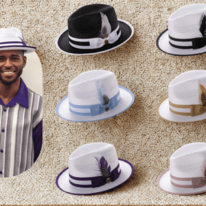 montique-h-105-black-white-carolina-mustard-purple-blush-mens-straw-hat-braided-stingy-brim-pinch-fedora-hat