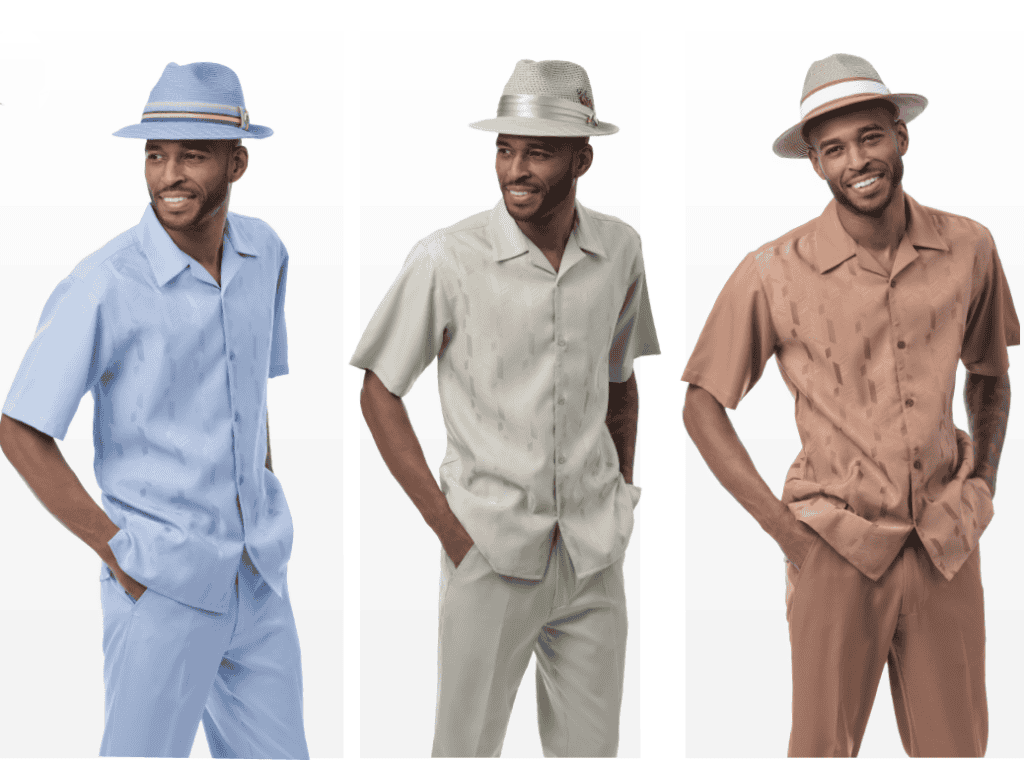 Montique-2614-mens-walking-suits-sky-mint-mocha-short-sleeve-mens-two-piece-leisure-suits
